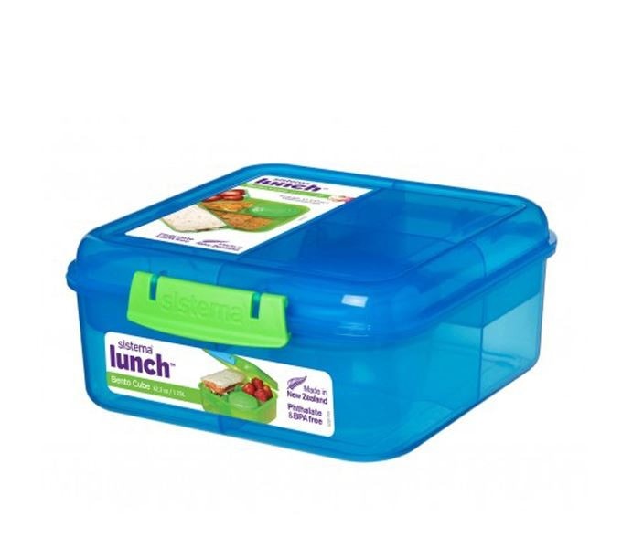 Sistema Lunch - Bento Cube - 1.250 ml Blauw