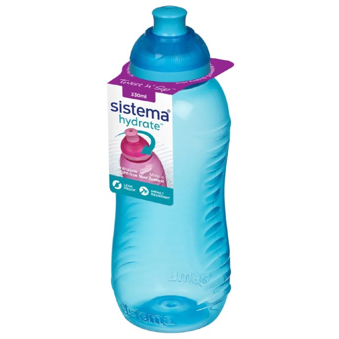 Sistema Hydrate Twist 'N' Sip 330ml Blauw