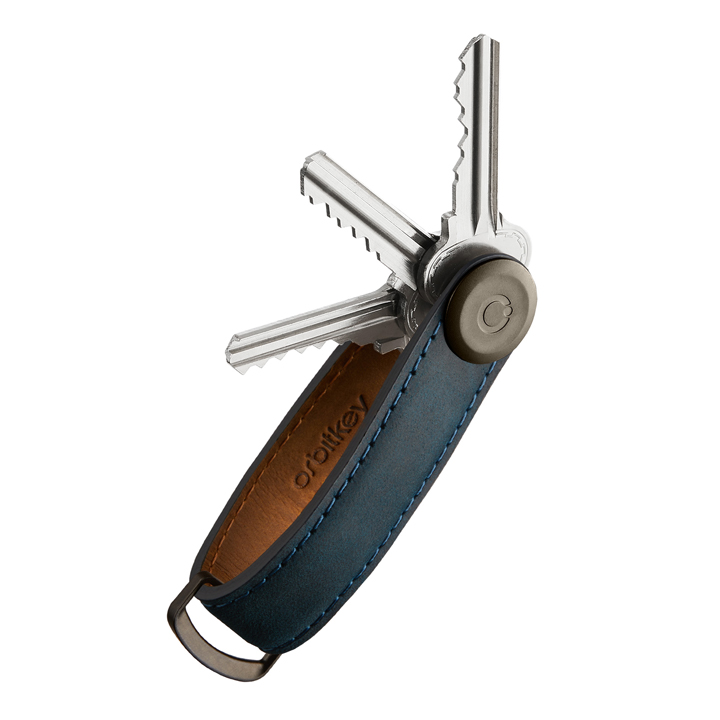 Orbitkey 2.0 Crazy Horse - Sleutelhanger - Marine Blue
