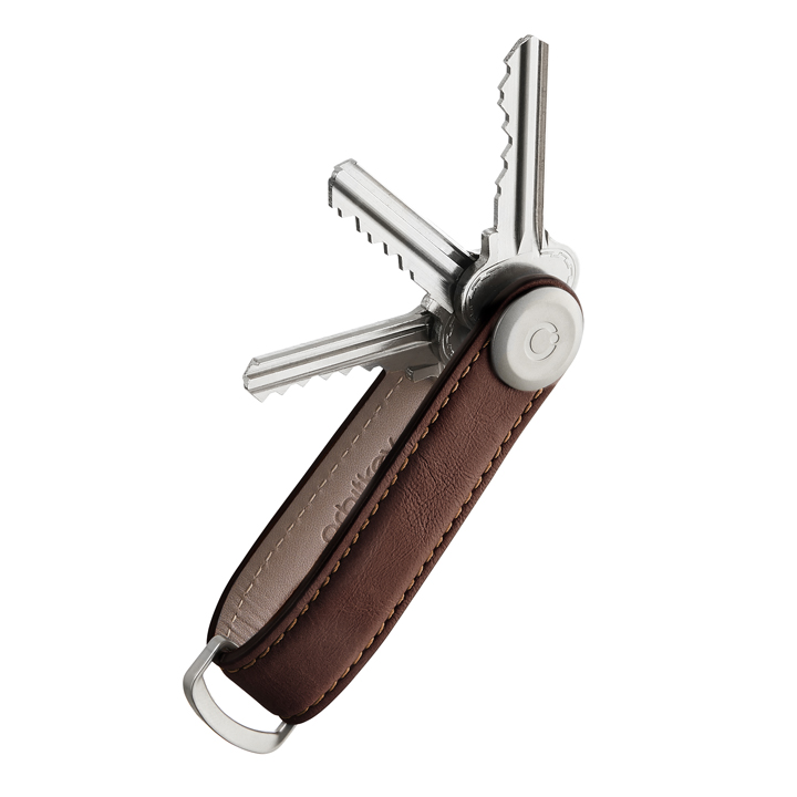 Orbitkey 2.0 Leather - Sleutelhanger - Espresso/Brown