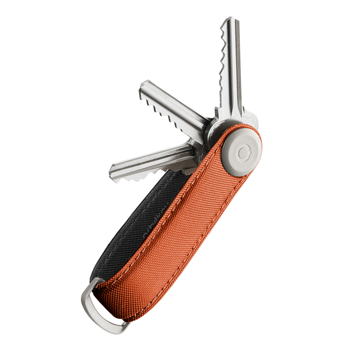 Orbitkey 2.0 Nylon - Sleutelhanger - Terracotta Orange