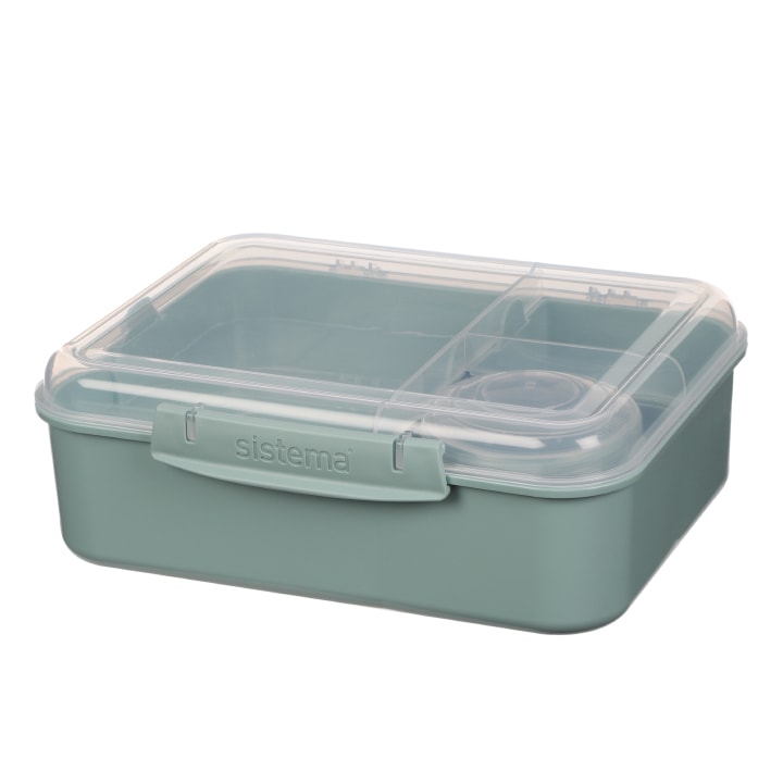 Sistema Renew Bento Lunchbox 1650ml Grijsgroen