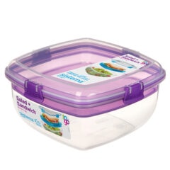 Sistema To Go Salad + Sandwich 1630ml Paars