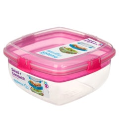 Sistema To Go Salad + Sandwich 1630ml Roze