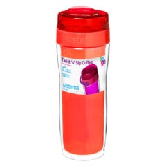 Sistema To Go Twist 'n Sip Coffee isoleerbeker 490ml Oranje