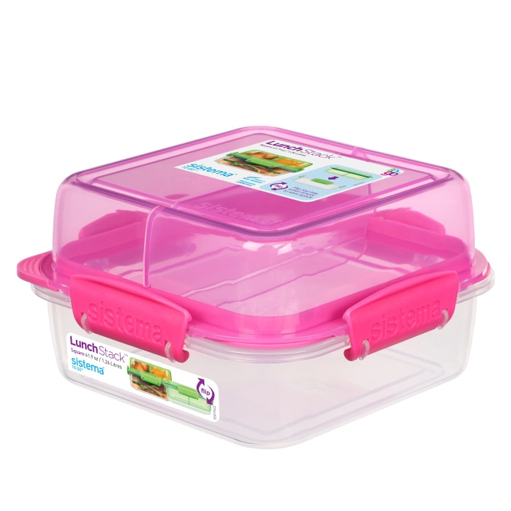 Sistema To Go Lunch Stack 1.240ml Roze