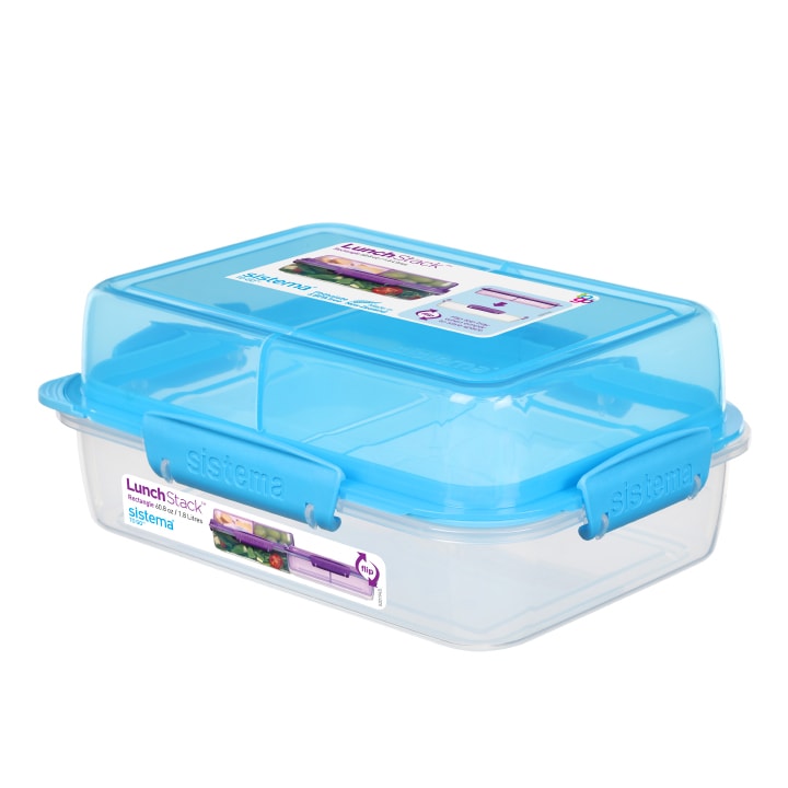 Sistema To Go Lunch Stack Rectangle 1800ml Blauw