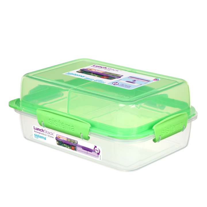 Sistema To Go Lunch Stack Rectangle 1800ml Groen