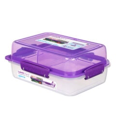 Sistema To Go Lunch Stack Rectangle 1800ml Paars