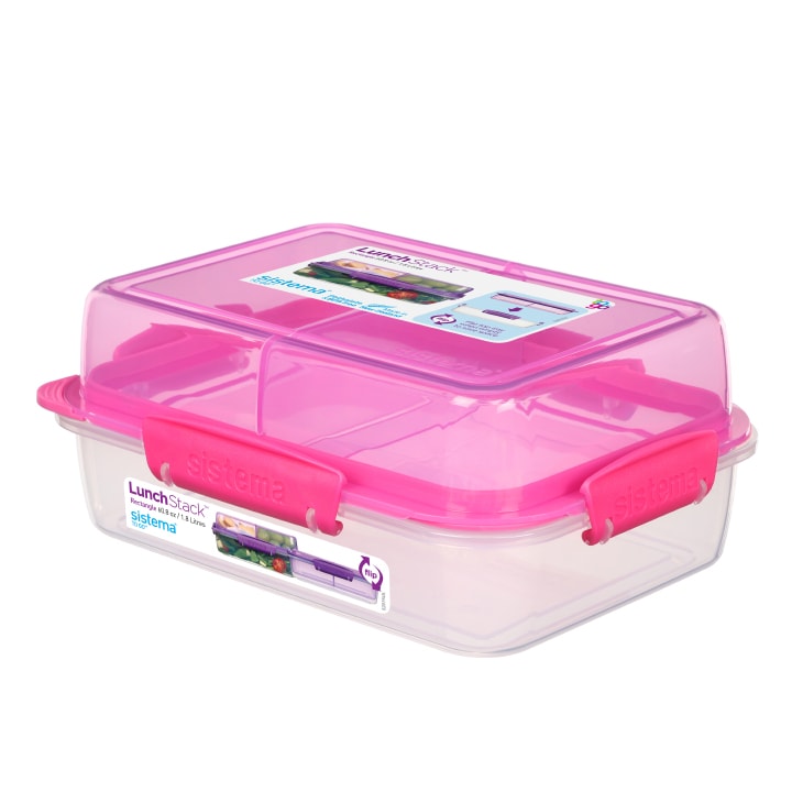 Sistema To Go Lunch Stack Rectangle 1800ml Roze