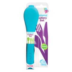 Sistema To Go Cutlery Set 3-delig Bestek Azuurblauw