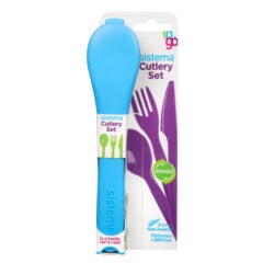 Sistema To Go Cutlery Set 3-delig Bestek Blauw