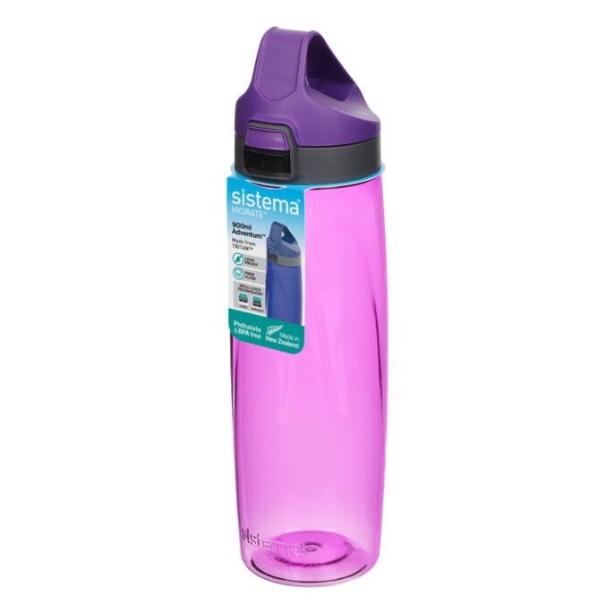 Sistema Hydrate Adventum drinkfles 900ml Paars