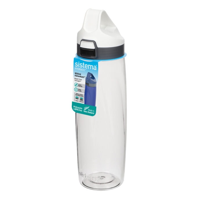 Sistema Hydrate Adventum drinkfles 900ml Wit