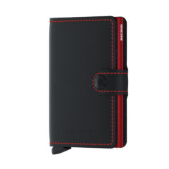 Secrid Miniwallet Matte Black & Red