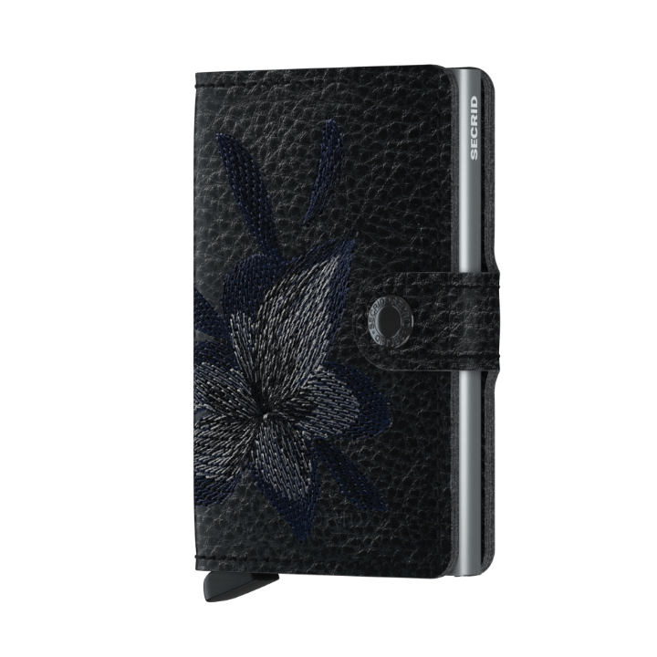 Secrid Miniwallet - Slimme Portemonnee - Stitch Magnolia Black