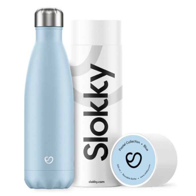 Slokky Pastel Blue Isoleerflesje 500ml