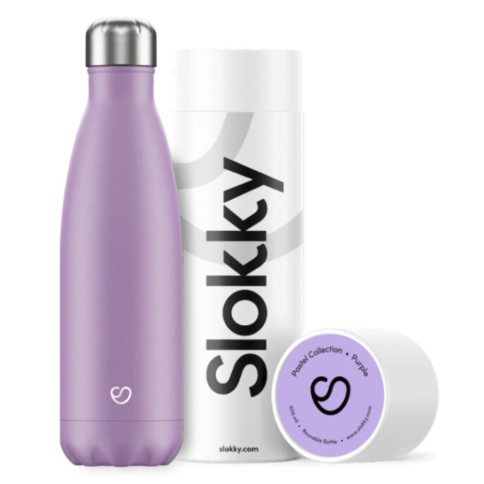 Slokky Pastel Purple Isoleerflesje 500ml