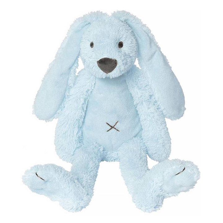 Aanwezigheid Verbinding kasteel Happy Horse • Knuffel Rabbit Richie • 28 cm Blauw - Gestrikt