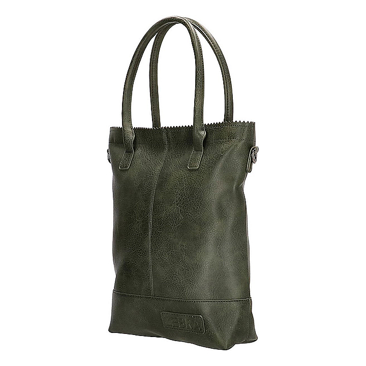 Zebra Natural Bag Damestas • Army - Gestrikt