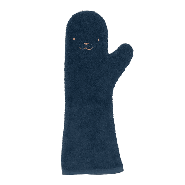 Baby Shower Glove - Petrol Zeehond