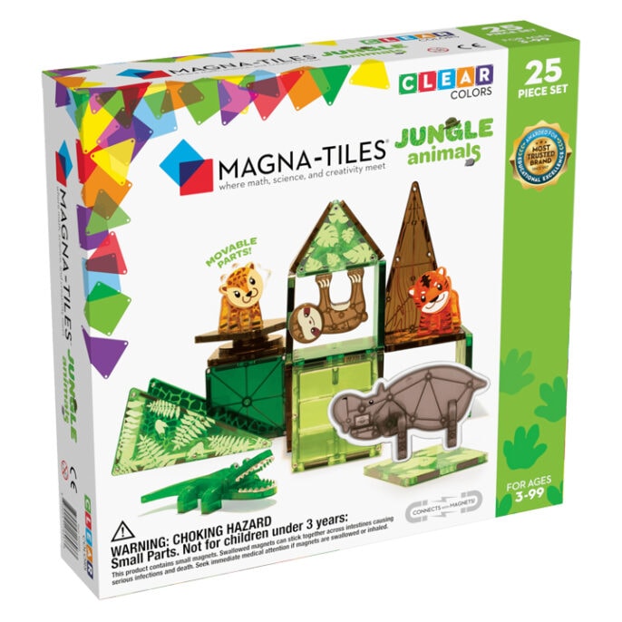 Magna-Tiles Clear Colors Jungle 25