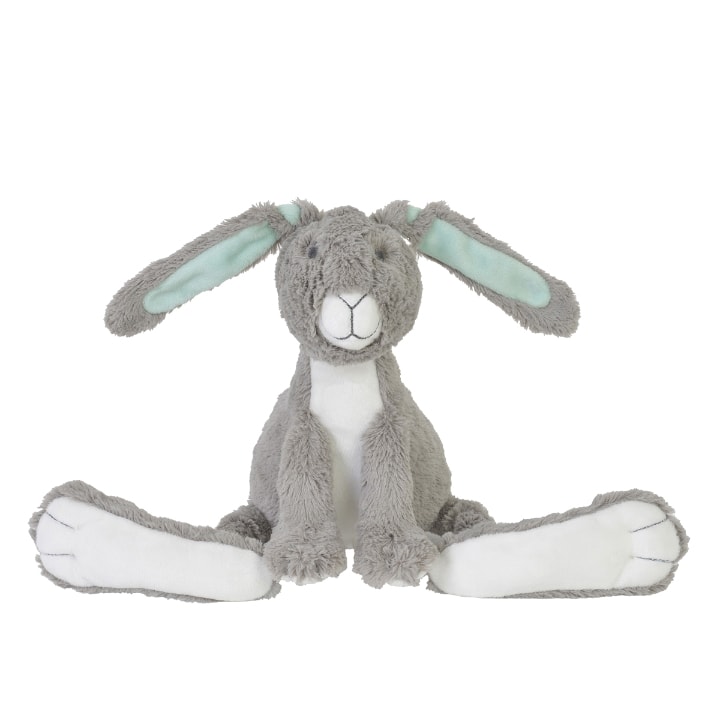 saai Zee het einde Happy Horse • Knuffel Rabbit Twine • Grijs 31cm - Gestrikt