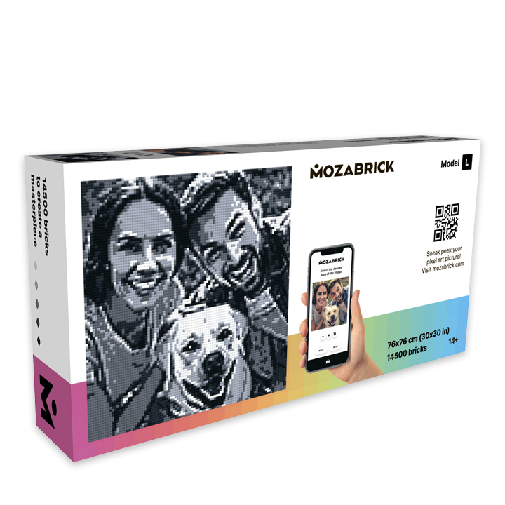 Mozabrick - Foto Pixel Kunst - 14.500 Stuks