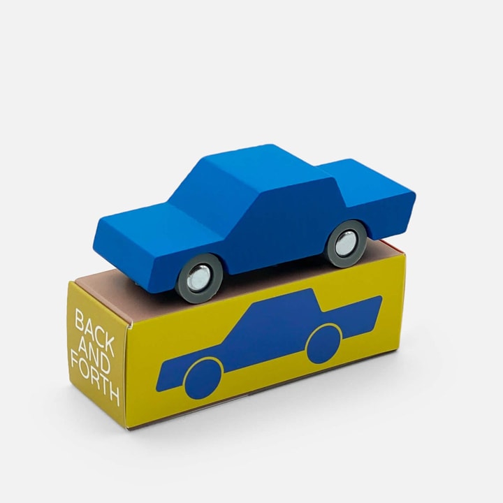 Waytoplay - Heen en Weer Auto - Blauw