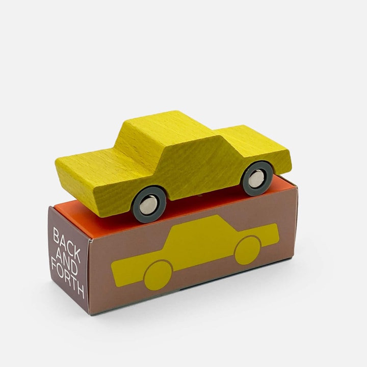 Waytoplay - Heen en Weer Auto - Geel