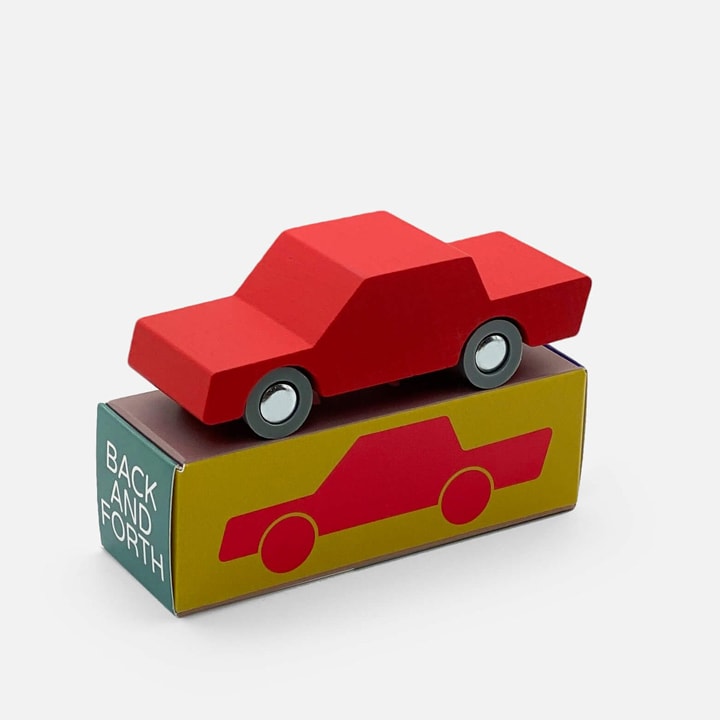 Waytoplay - Heen en Weer Auto - Rood