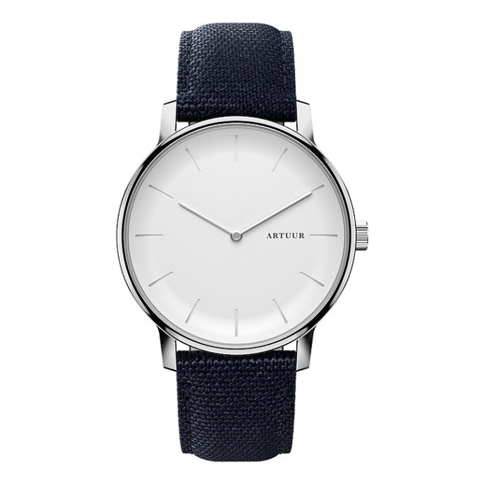 ARTUUR Horloge Granite Blauw Nylon