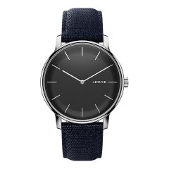 ARTUUR Horloge Sterling Blauw Nylon