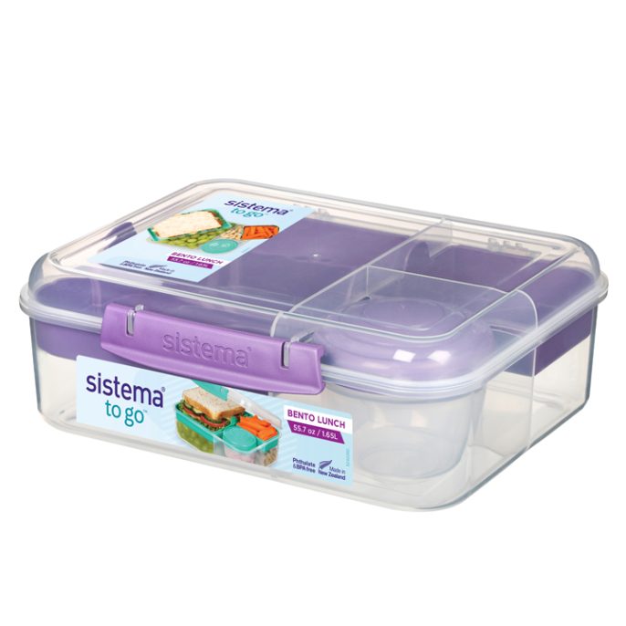 Sistema To Go Bento Lunchbox 1,65L Lila