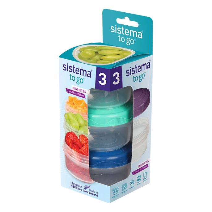 Sistema To Go Set van 3 Mini Bites 130ml