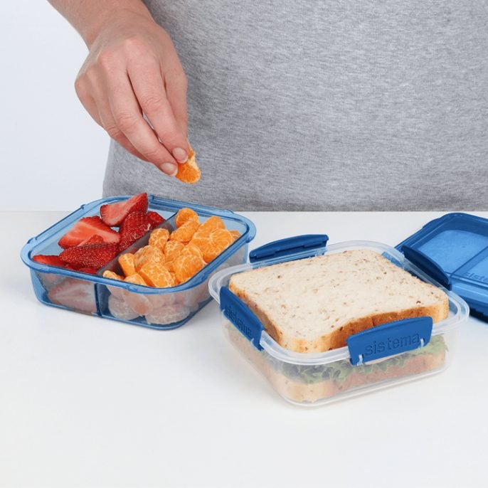 Sistema To Go Lunch Stack 1240ml Donkerblauw