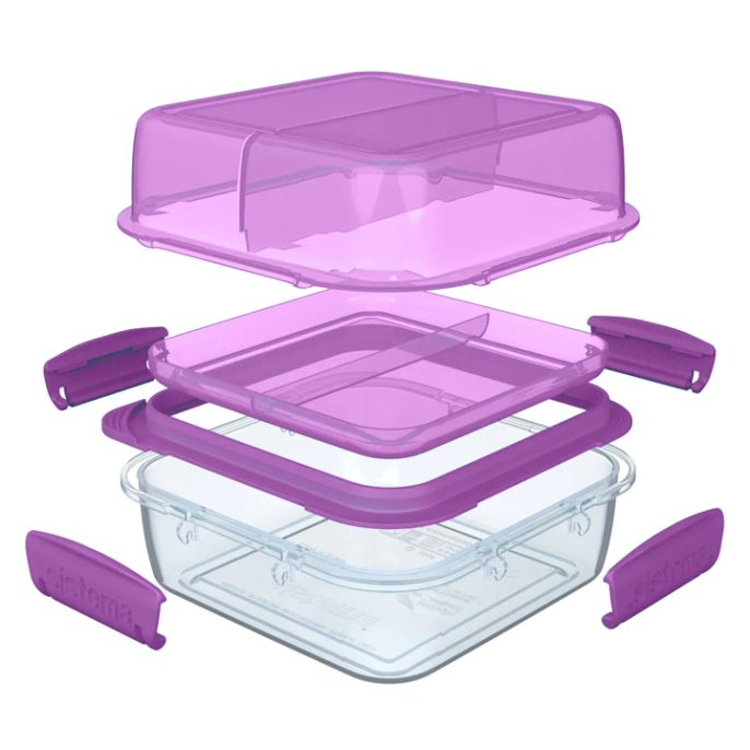 Sistema To Go Lunch Stack 1240ml Lila