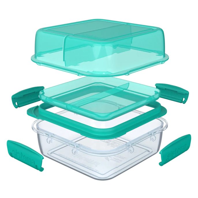 Sistema To Go Lunch Stack 1240ml Minty Teal