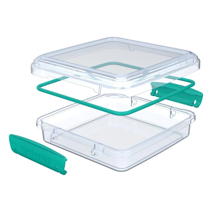 Sistema To Go Sandwich Box 450ml Minty Teal