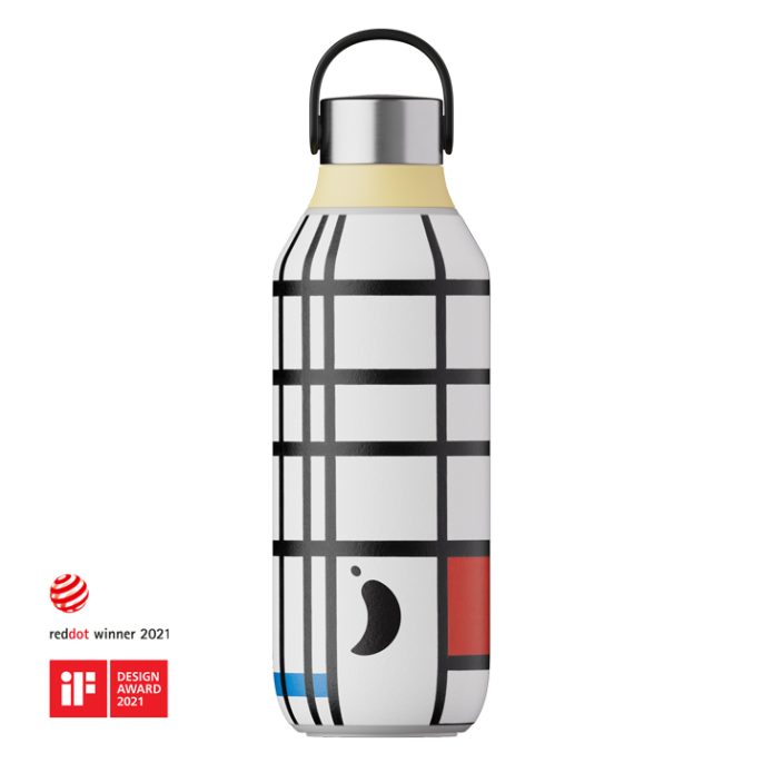 Chillys Bottles Series 2 500ml Piet Mondriaan