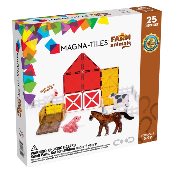 Magna-Tiles Farm Animals 25