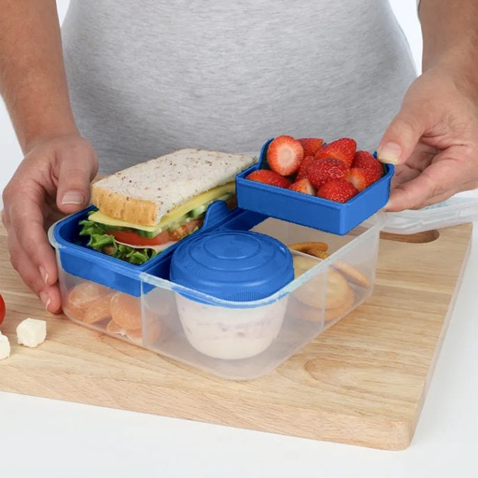 Sistema To Go Bento Cube Donkerblauw