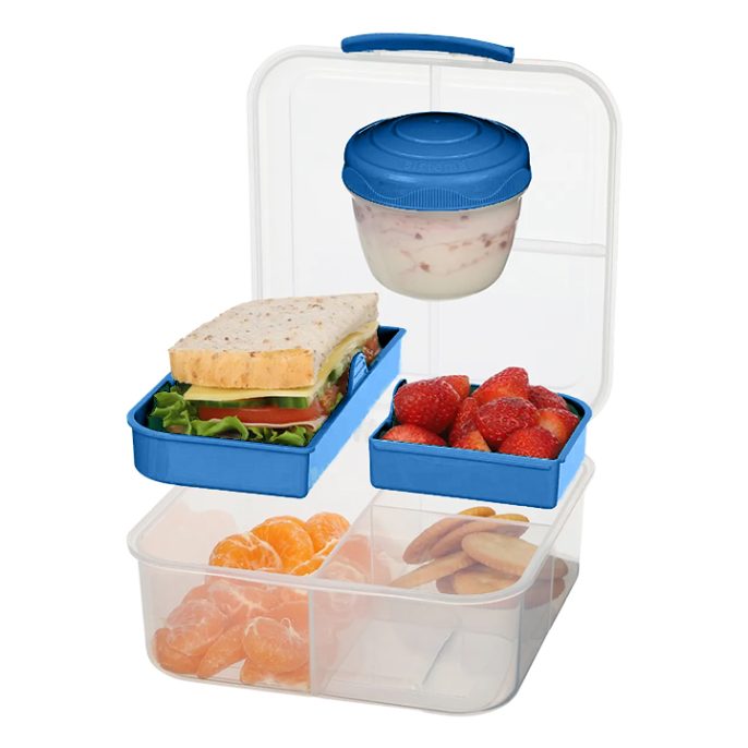 Sistema To Go Bento Cube Donkerblauw