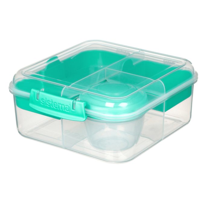 Sistema To Go Bento Cube Minty Teal