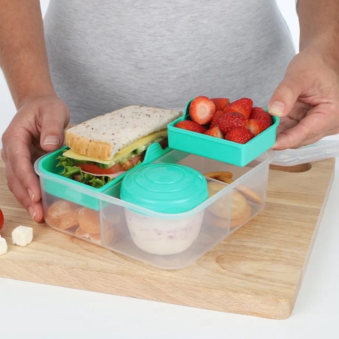 Sistema To Go Bento Cube Minty Teal