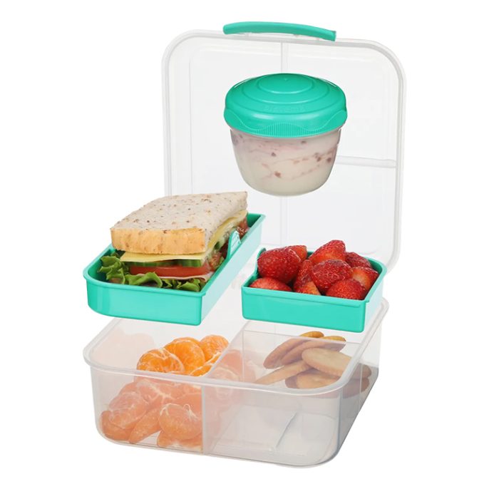 Sistema To Go Bento Cube Minty Teal