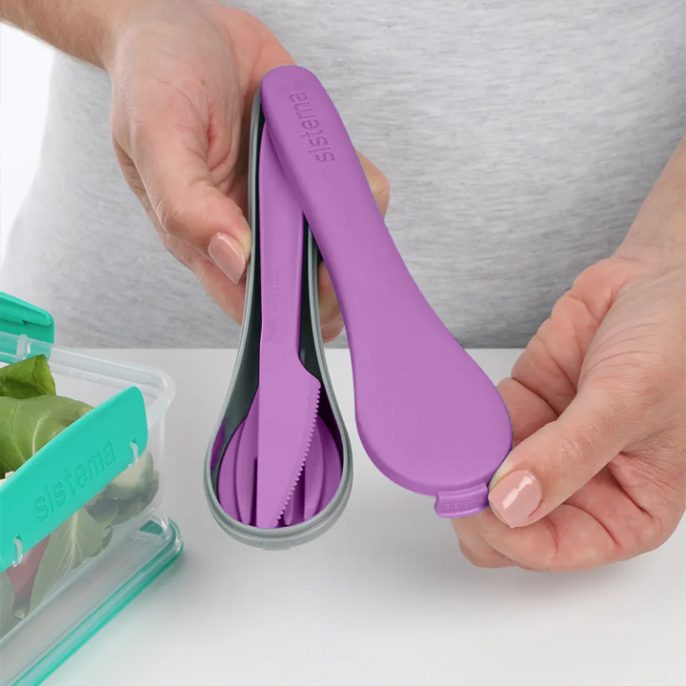 Cutlery To Go Lila