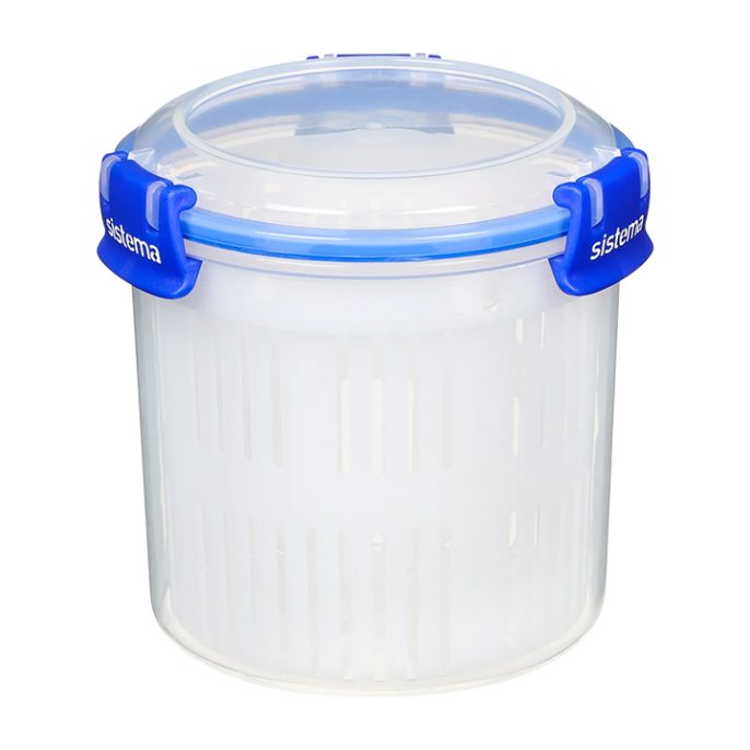 Sistema Klip It Plus Round 700ml Donkerblauw