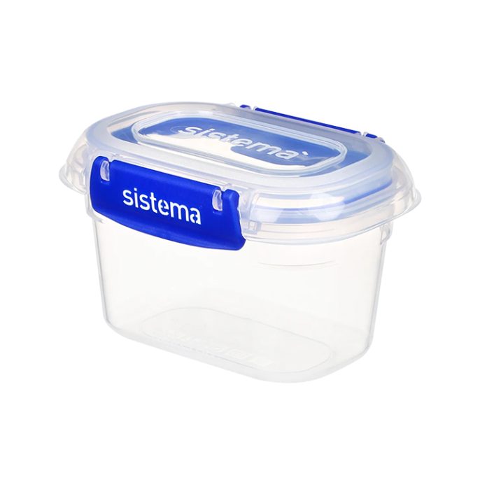 Sistema Klip It Plus Rectangle 400ml Donkerblauw