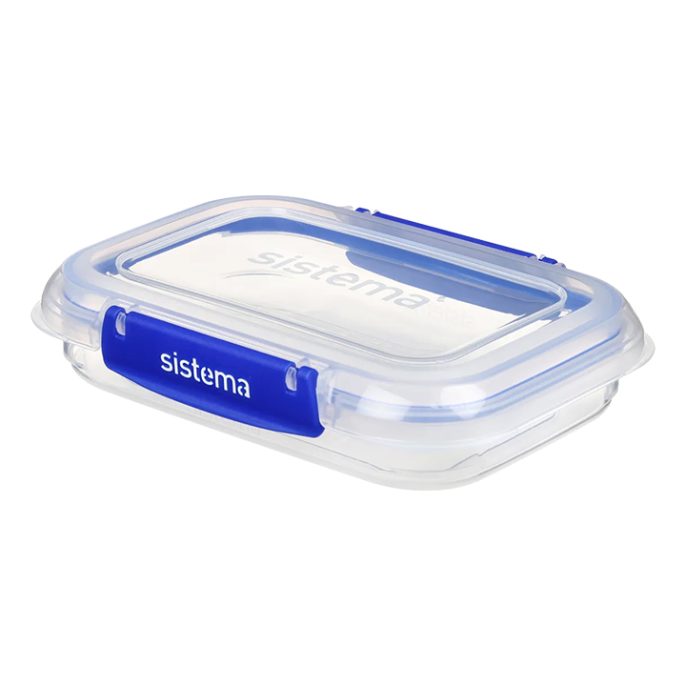 Sistema Klip It Plus Rectangle 450ml Donkerblauw
